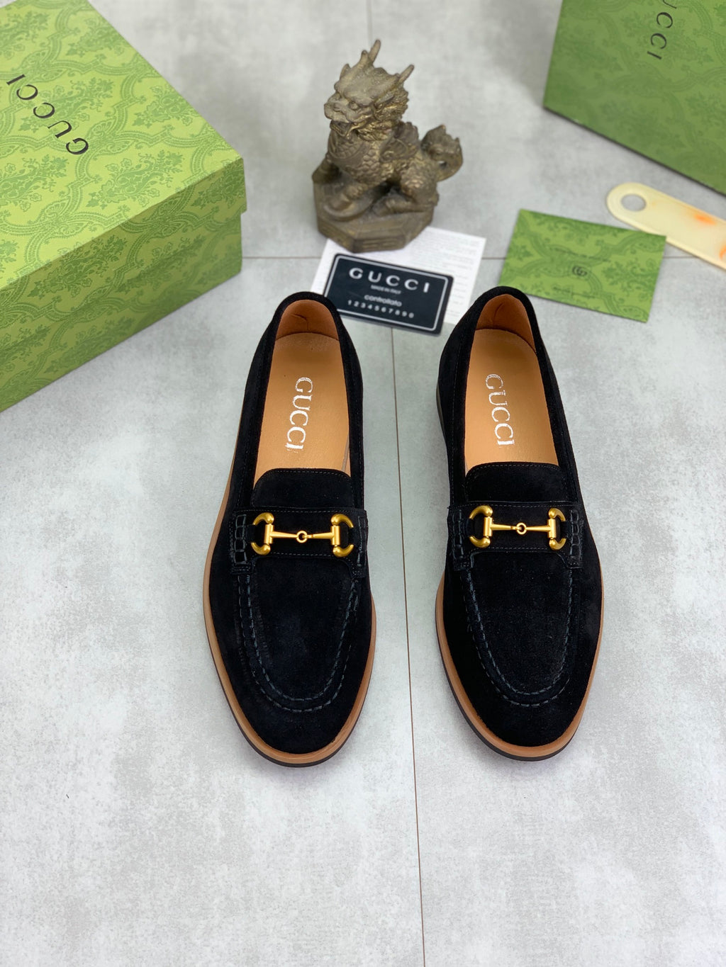 Suede Horsebit Loafers – Classic Slip-On Dress Shoes - Women & Men