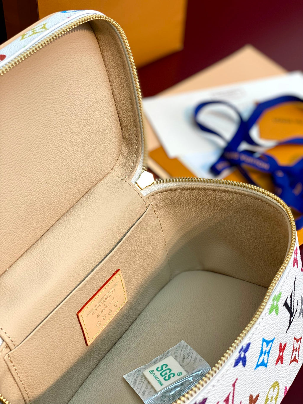 Multicolor Monogram Vanity Bag – Luxury Mini Handbag with Top Handle